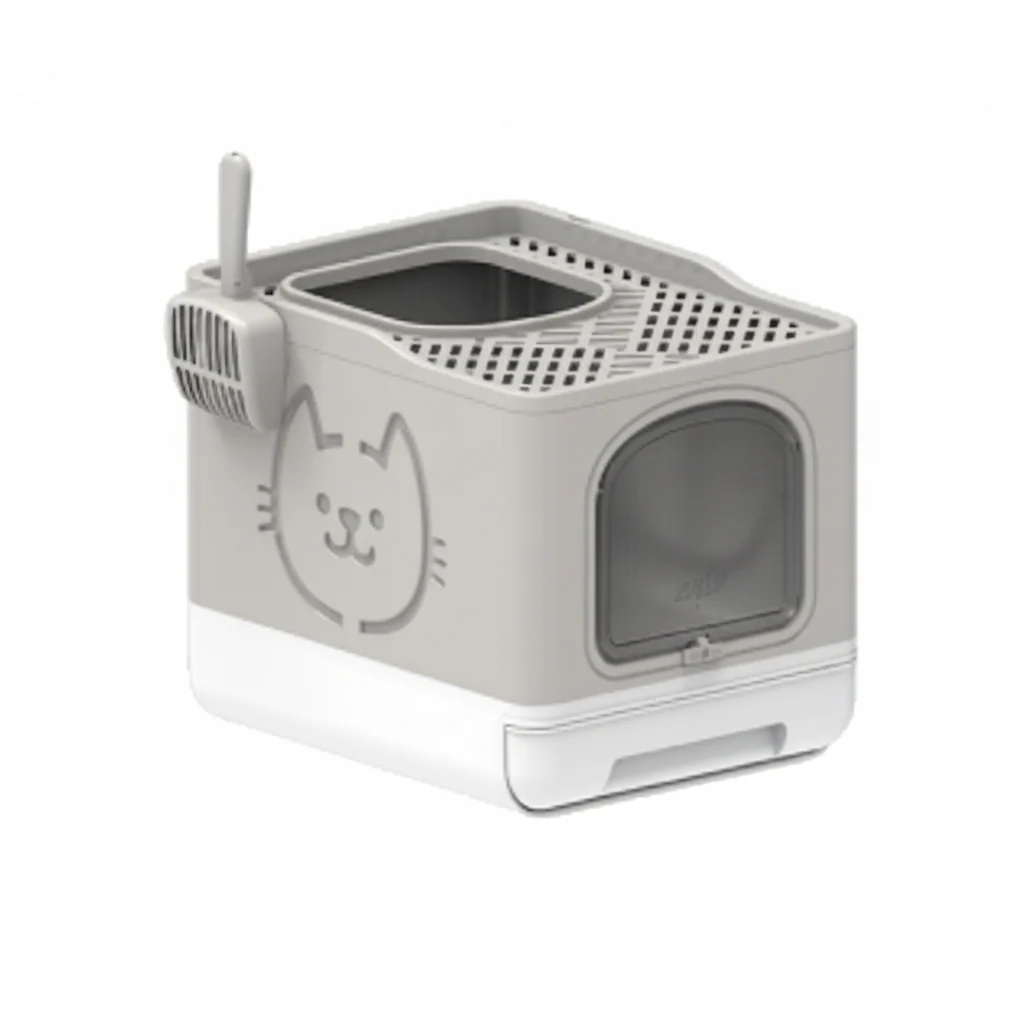AFP Go Fresh Foldable Cat Litter Box Sand