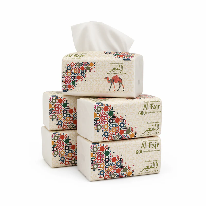 Al Fajr Nylon Tissue 300x2PLY (Total 600 Sheets)  5BXS PKT