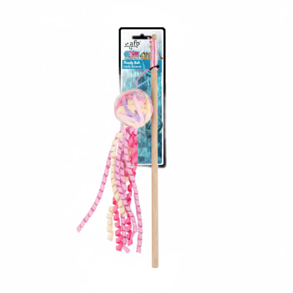 All For Paws Knotty Habit Woolly Ball Pink