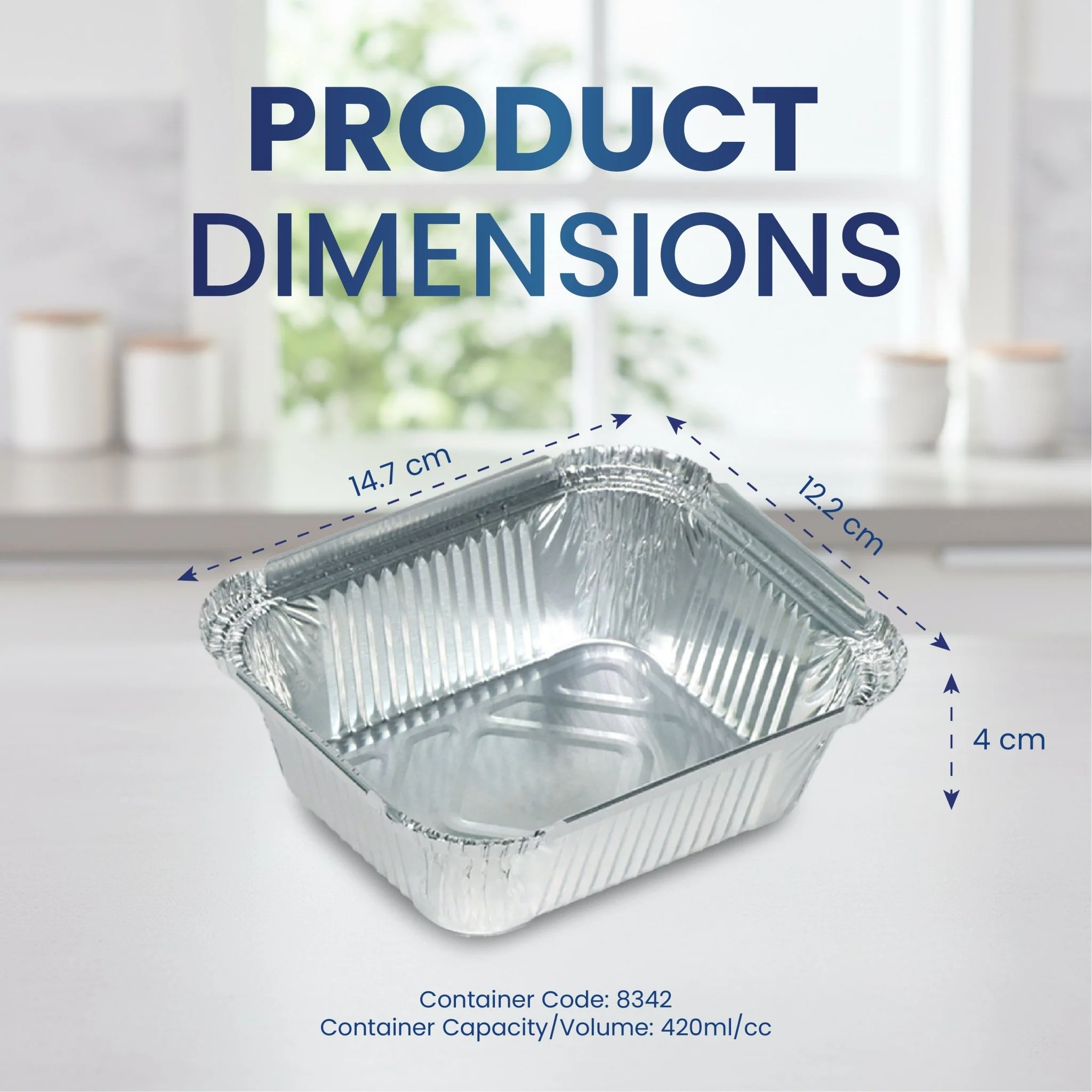 Aluminium Food Containers with Paper Lids Food-Grade - Image 10