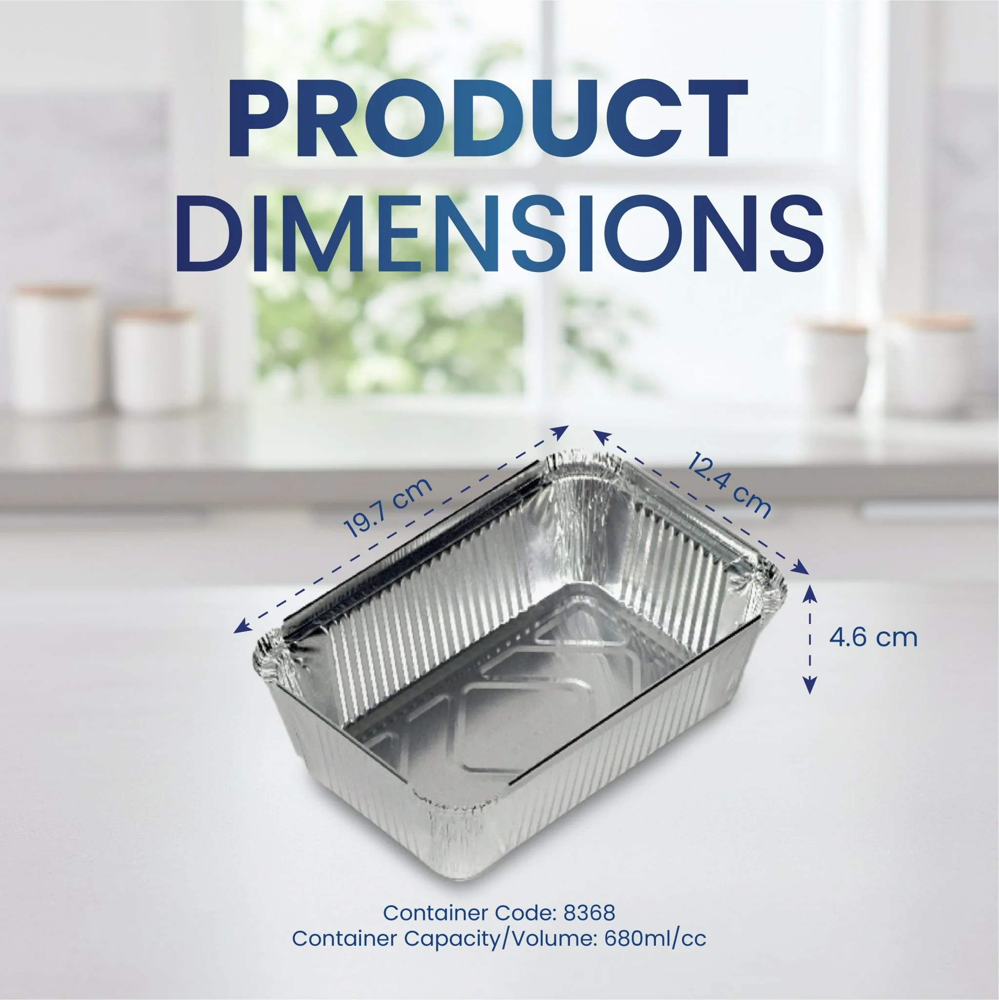 Aluminium Food Containers with Paper Lids Food-Grade - Image 11