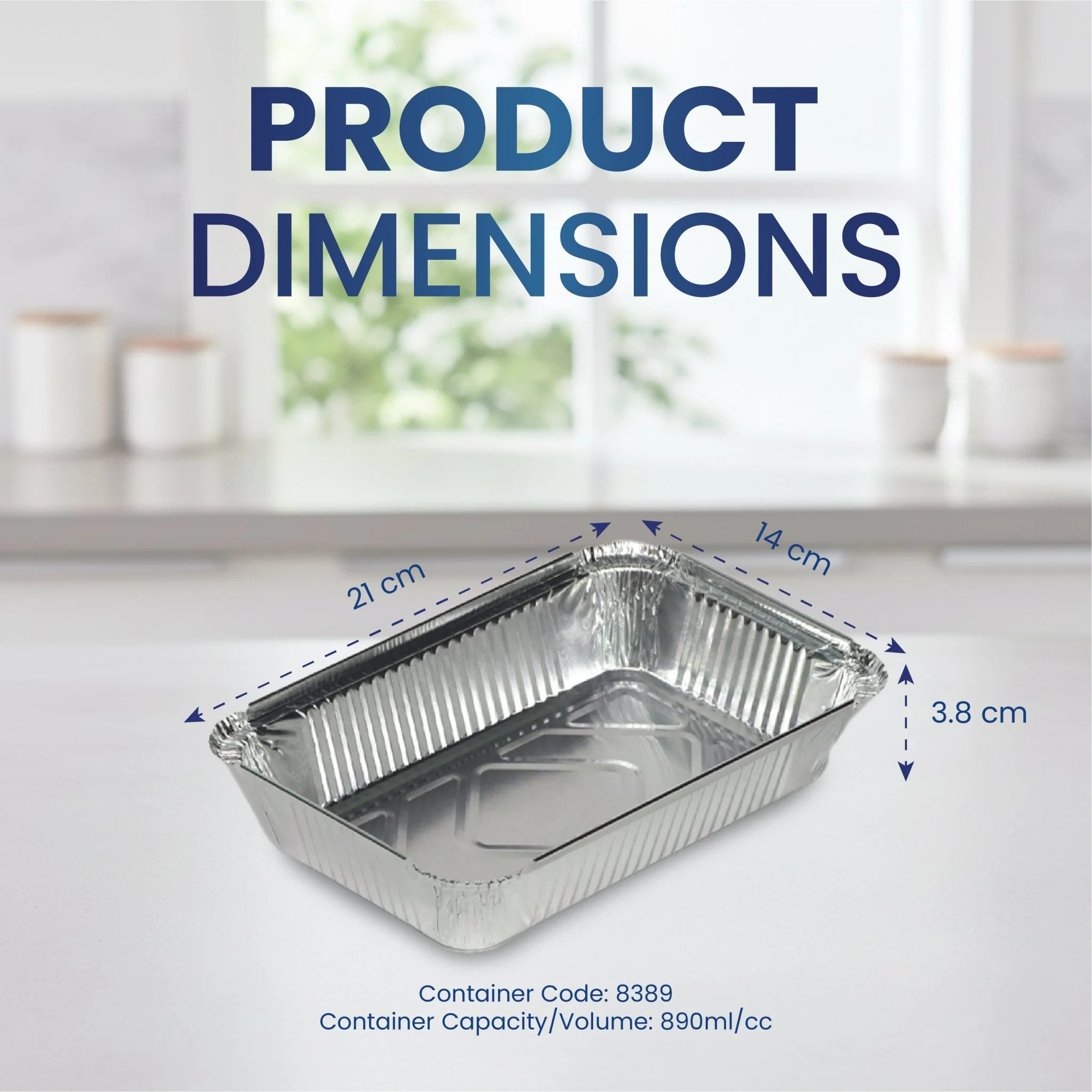 Aluminium Food Containers with Paper Lids Food-Grade - Image 12