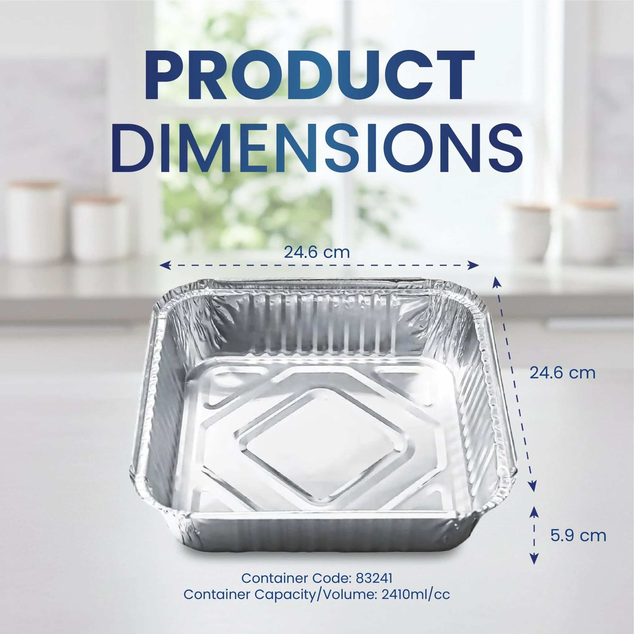 Aluminium Food Containers with Paper Lids Food-Grade - Image 9