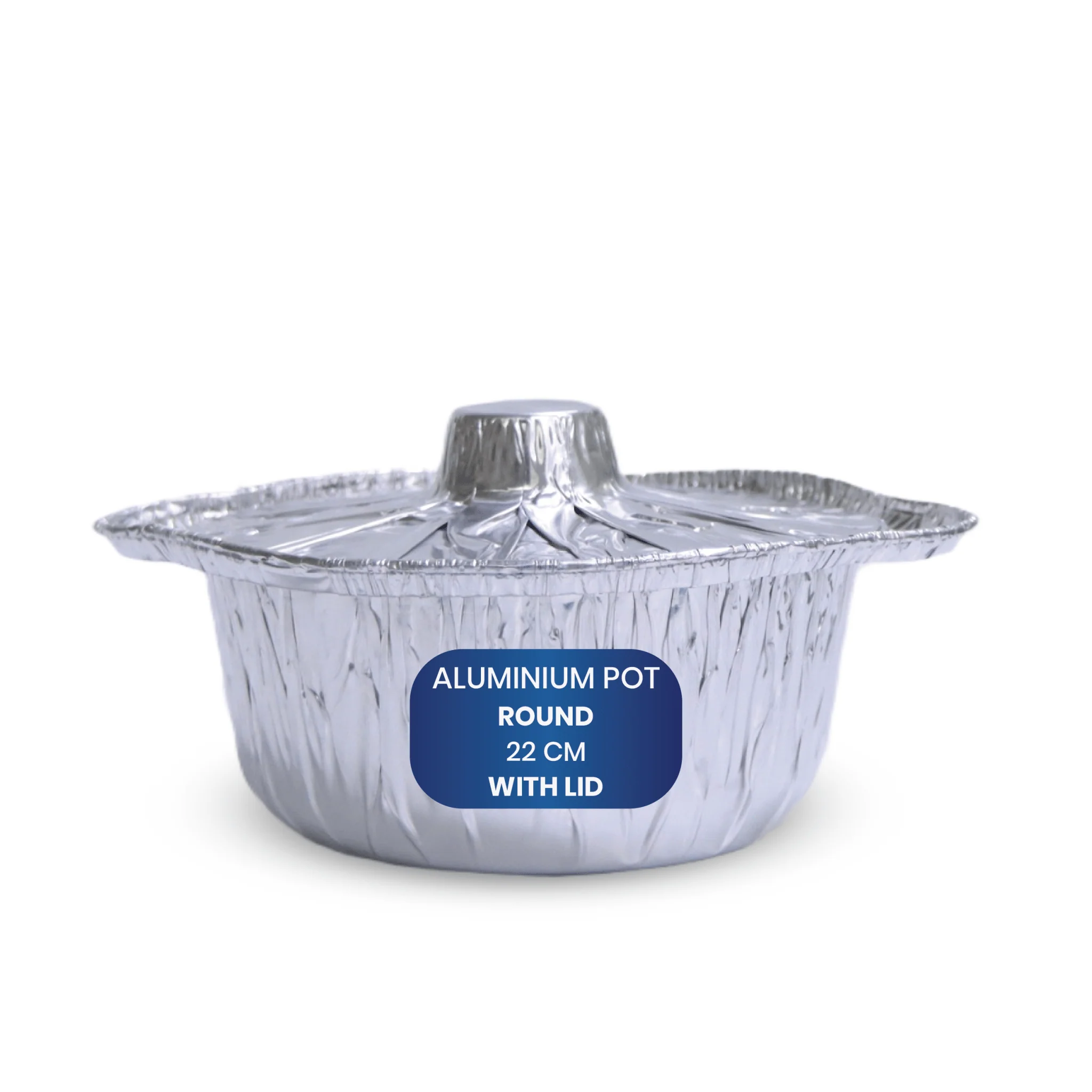 Aluminium Round Pots with Lids  Durable & Strong - Image 3