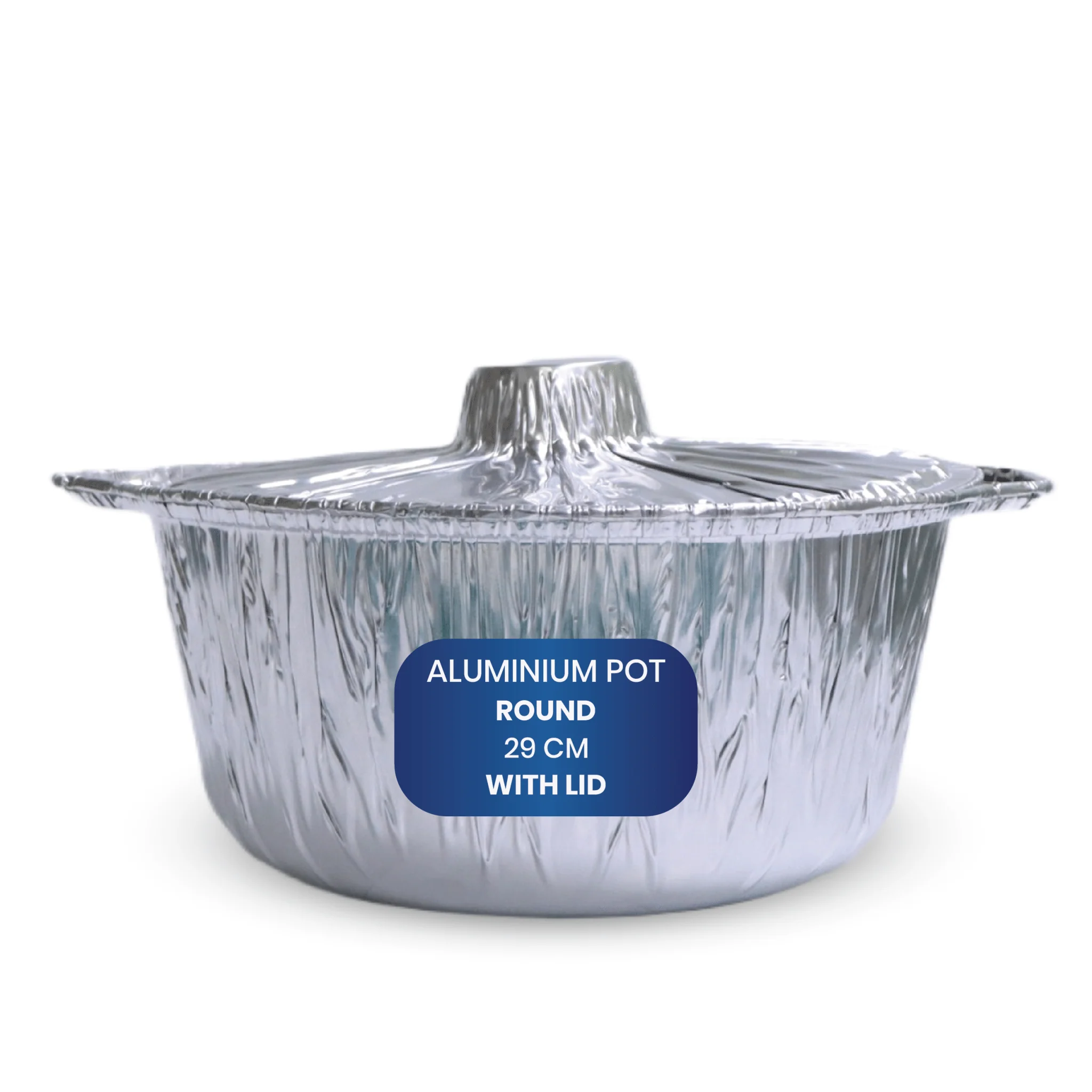 Aluminium Round Pots with Lids  Durable & Strong - Image 4