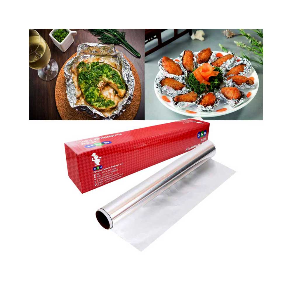 Aluminium Foil 45cm - 15 microns X 500 Grams Core | Food-Grade - Image 3