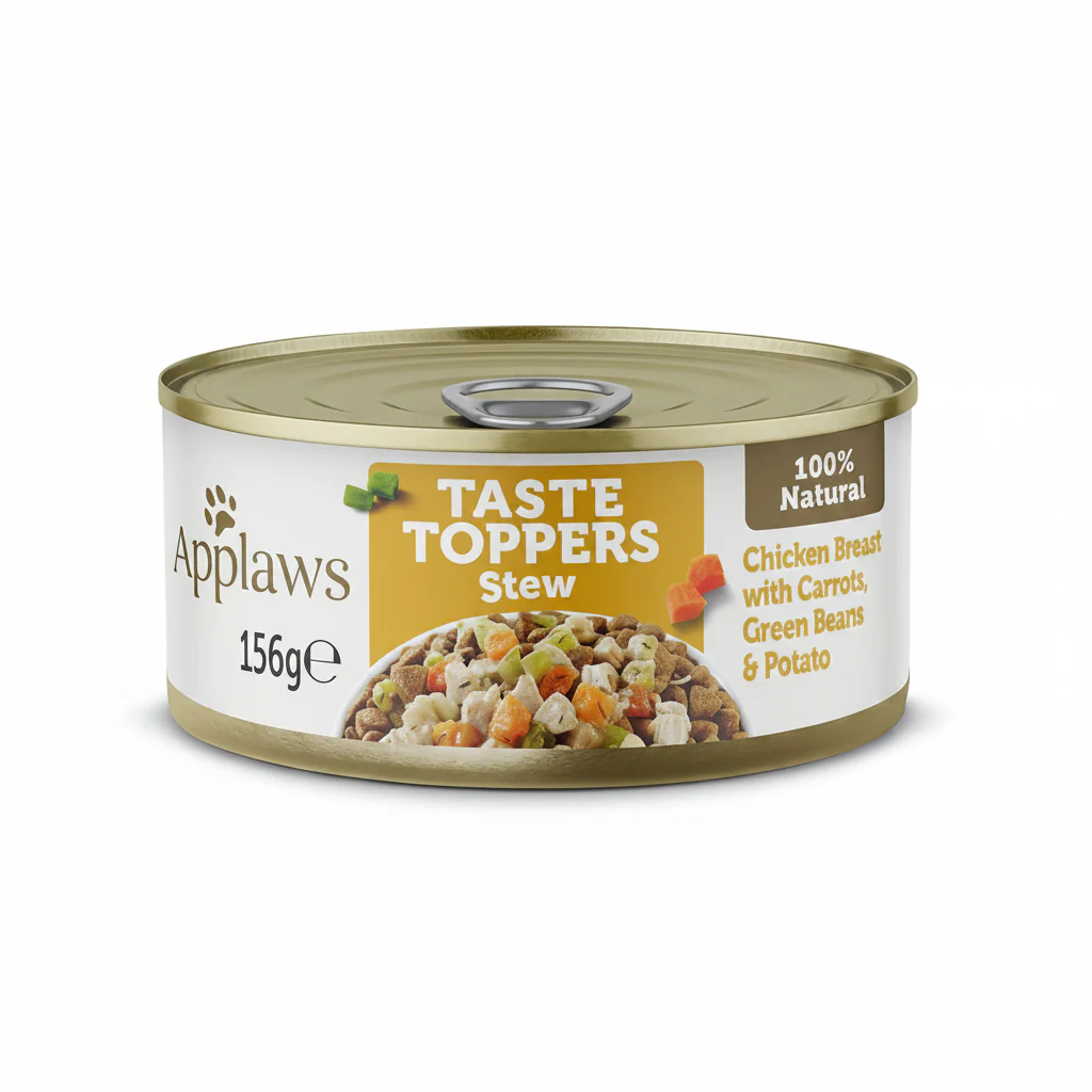 Applaws Taste Toppers Stew Chicken with Vegetables Wet Dog Food 156g