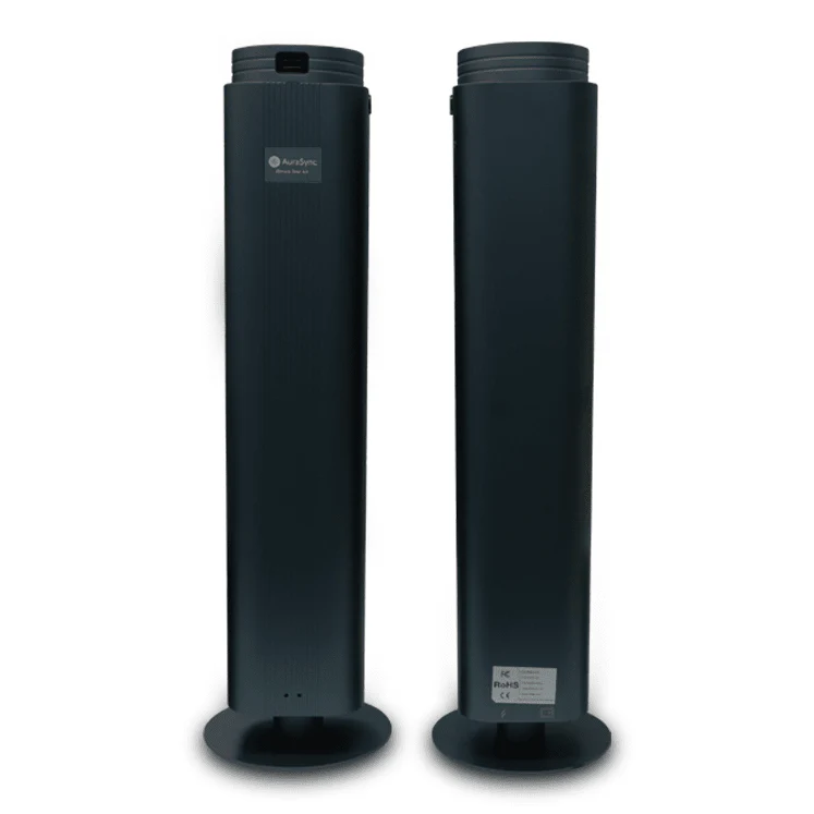 AURASYNC Floor Standing Diffuser 500ml  Grey (F-AIR) | Premium Scent Machine for Home & Office
