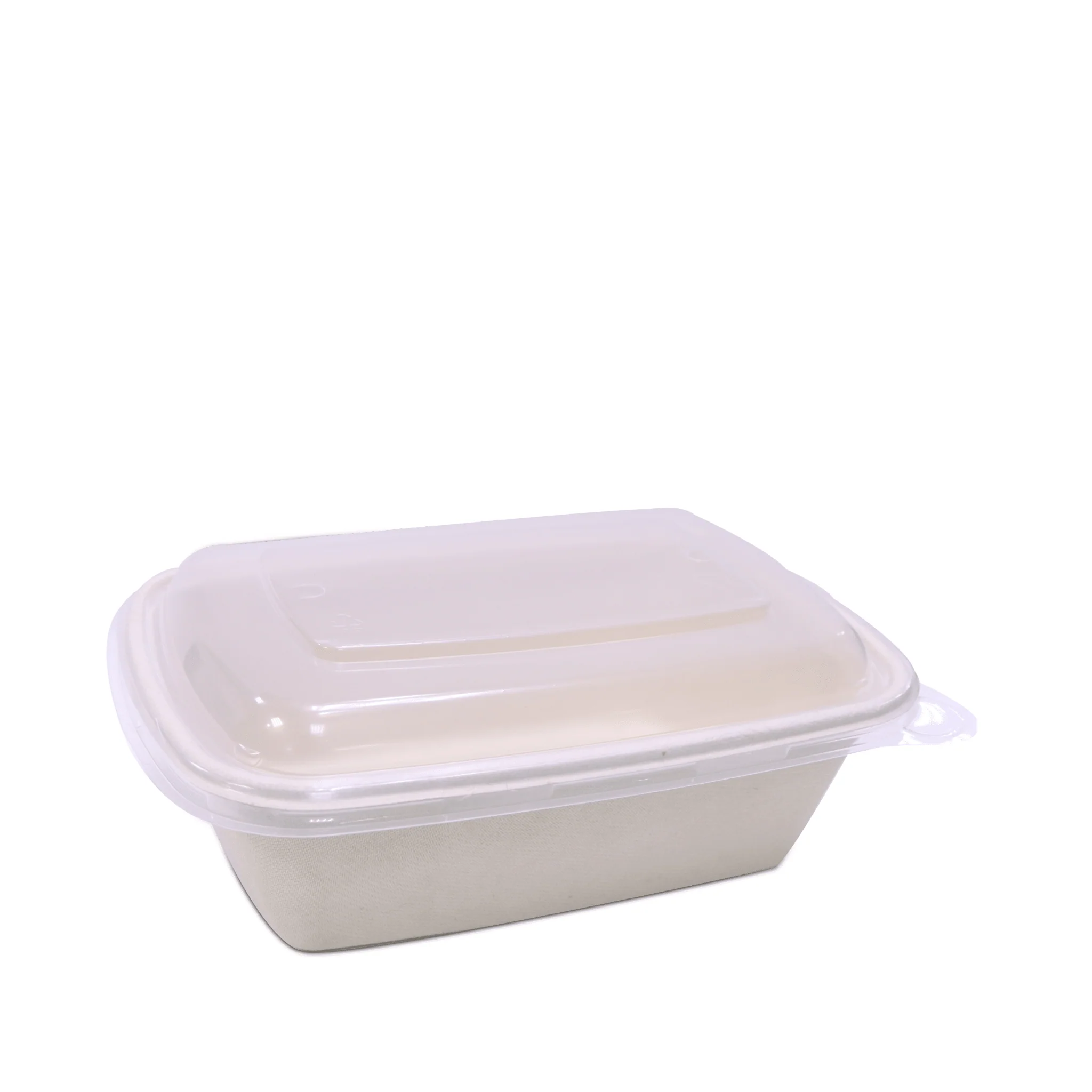 Bagasse Rectangular Containers with Lids - Image 5
