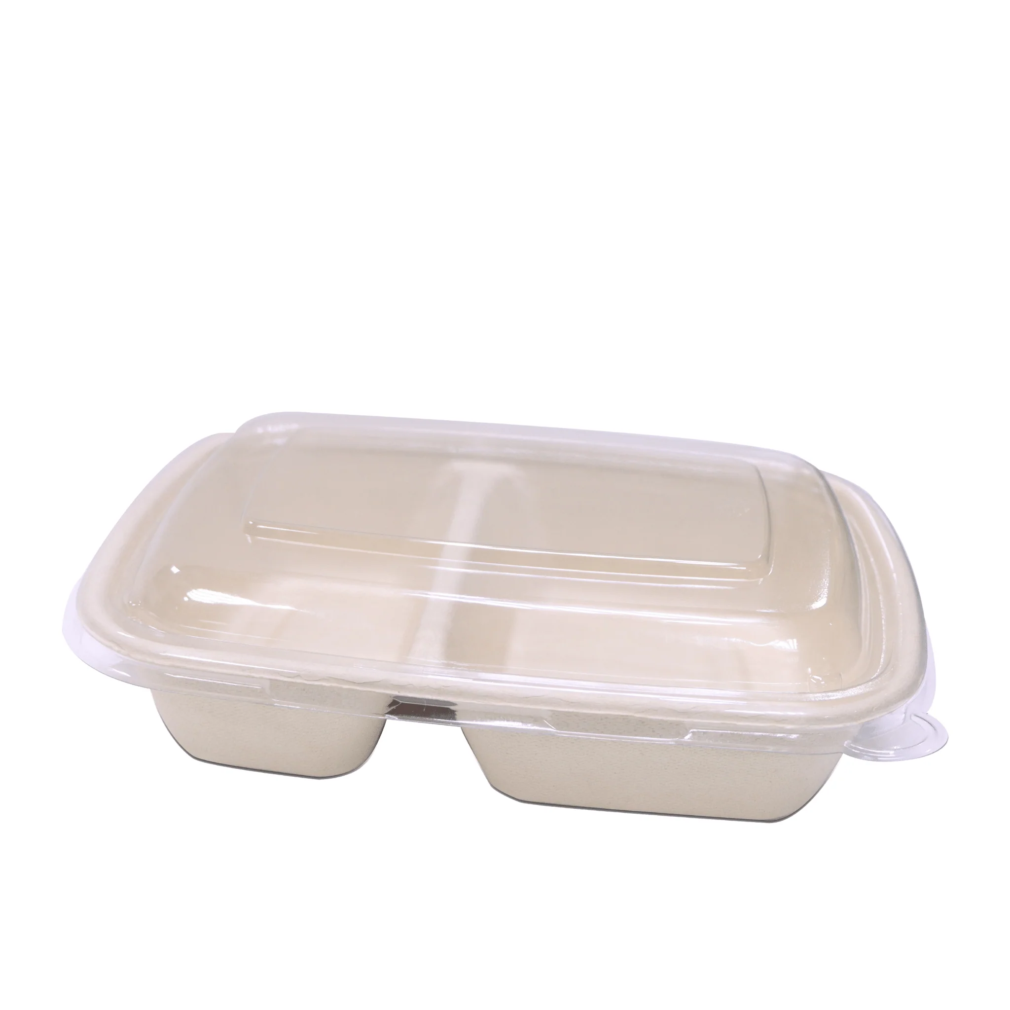 Bagasse Rectangular Containers with Lids - Image 7