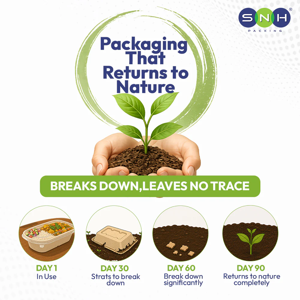 Bagasse Slope Bowls with PET Lids  Eco Friendly Takeaway Bowls - Image 10