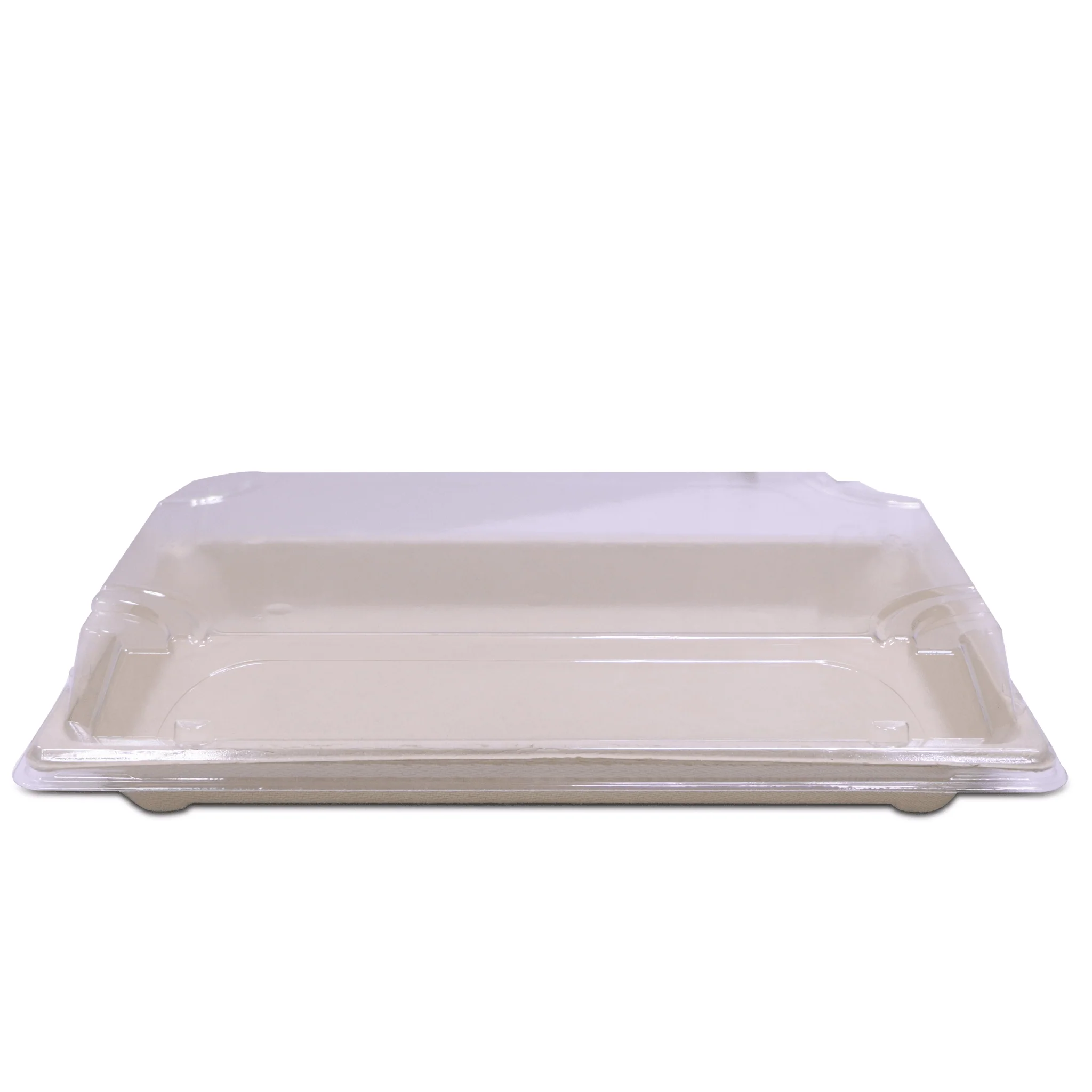 Bagasse Sushi Containers with PET Lids  Eco Friendly Takeaway Boxes - Image 6