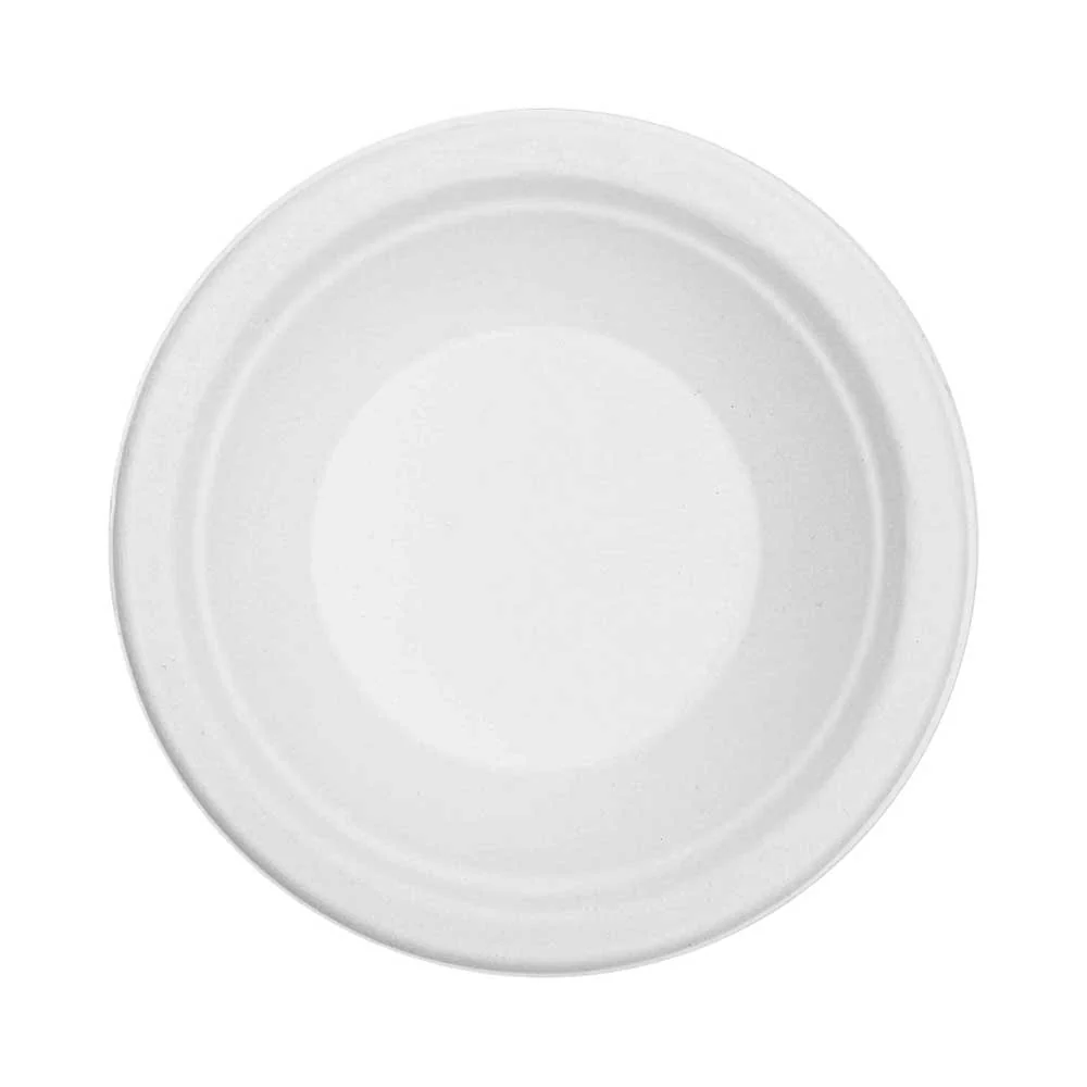 Bio Degradable Bowl  White 12oz | Eco Friendly Disposable Serving Bowl - Image 3