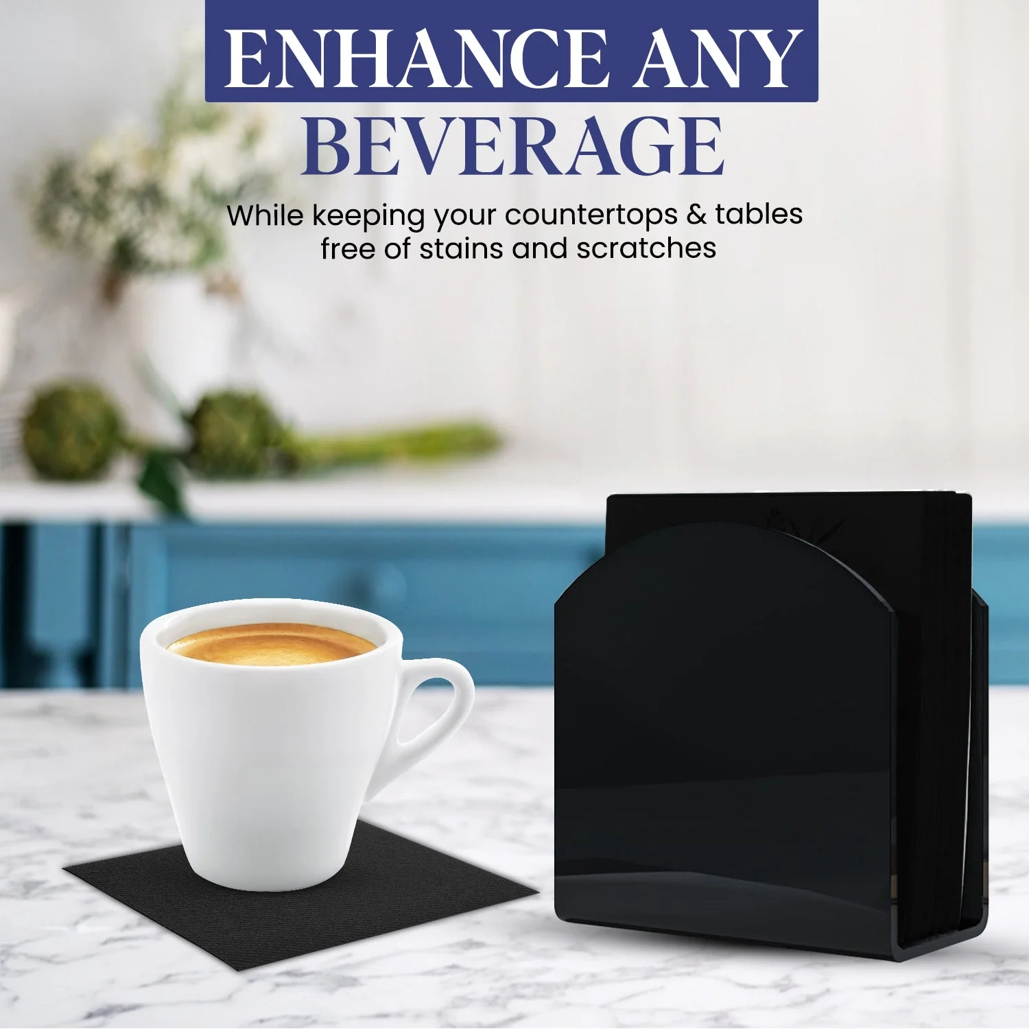 Black Paper Napkin 2 Ply – 50 Pieces Pack | Disposable Table Tissue for Restaurants, Cafes & Catering UAE - Image 6