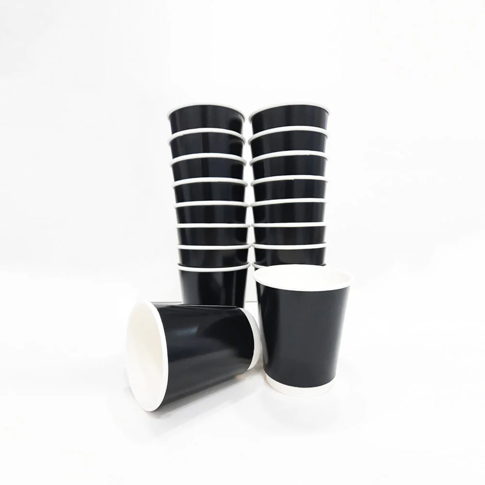 Black Double Wall Paper Cups  Disposable Hot Cups - Image 13