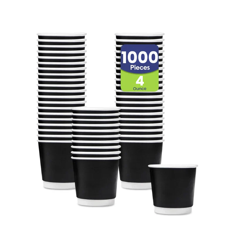 Black Double Wall Paper Cups  Disposable Hot Cups - Image 18