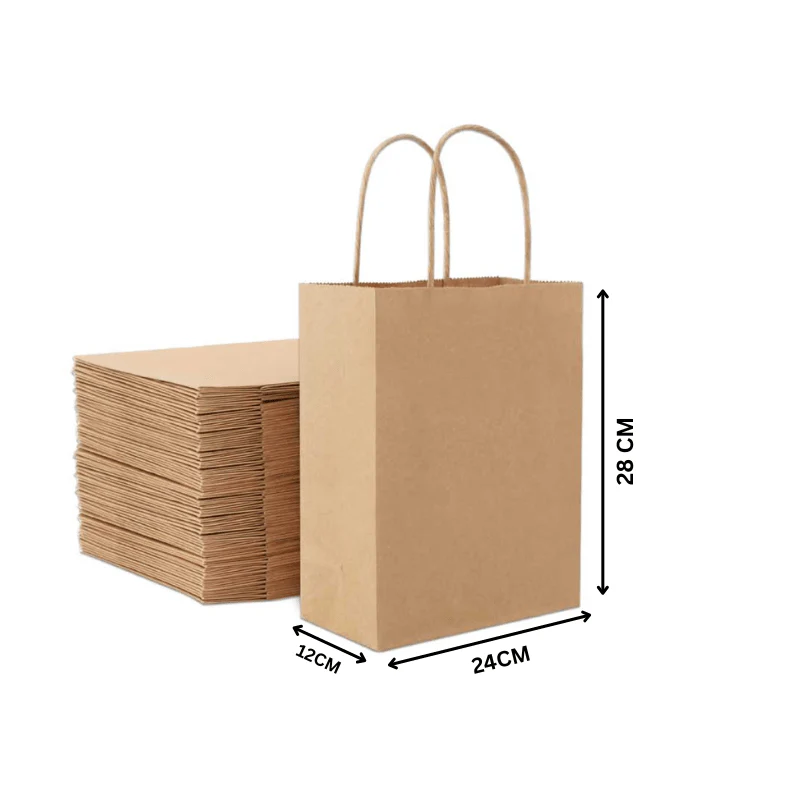 Brown Paper Bags with Twisted Handles - Image 4