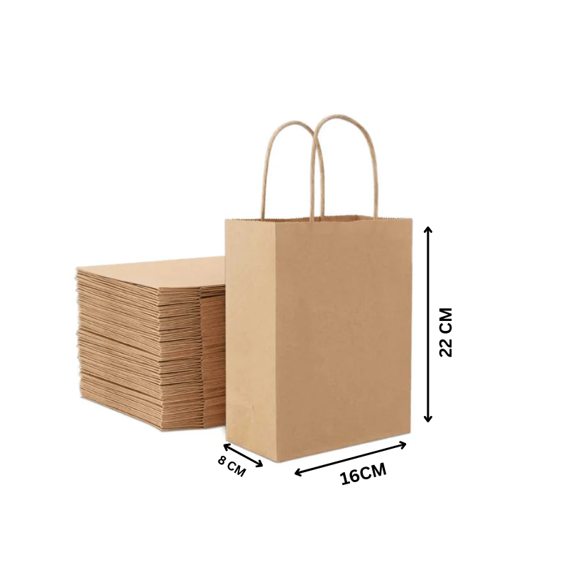 Brown Paper Bags with Twisted Handles - Image 5