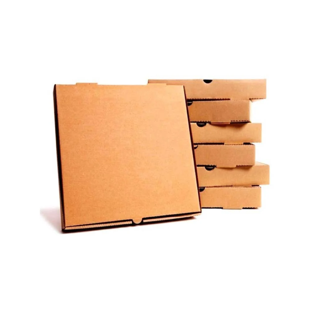 Brown Pizza Boxes  Plain Durable Takeaway Packaging - Image 3