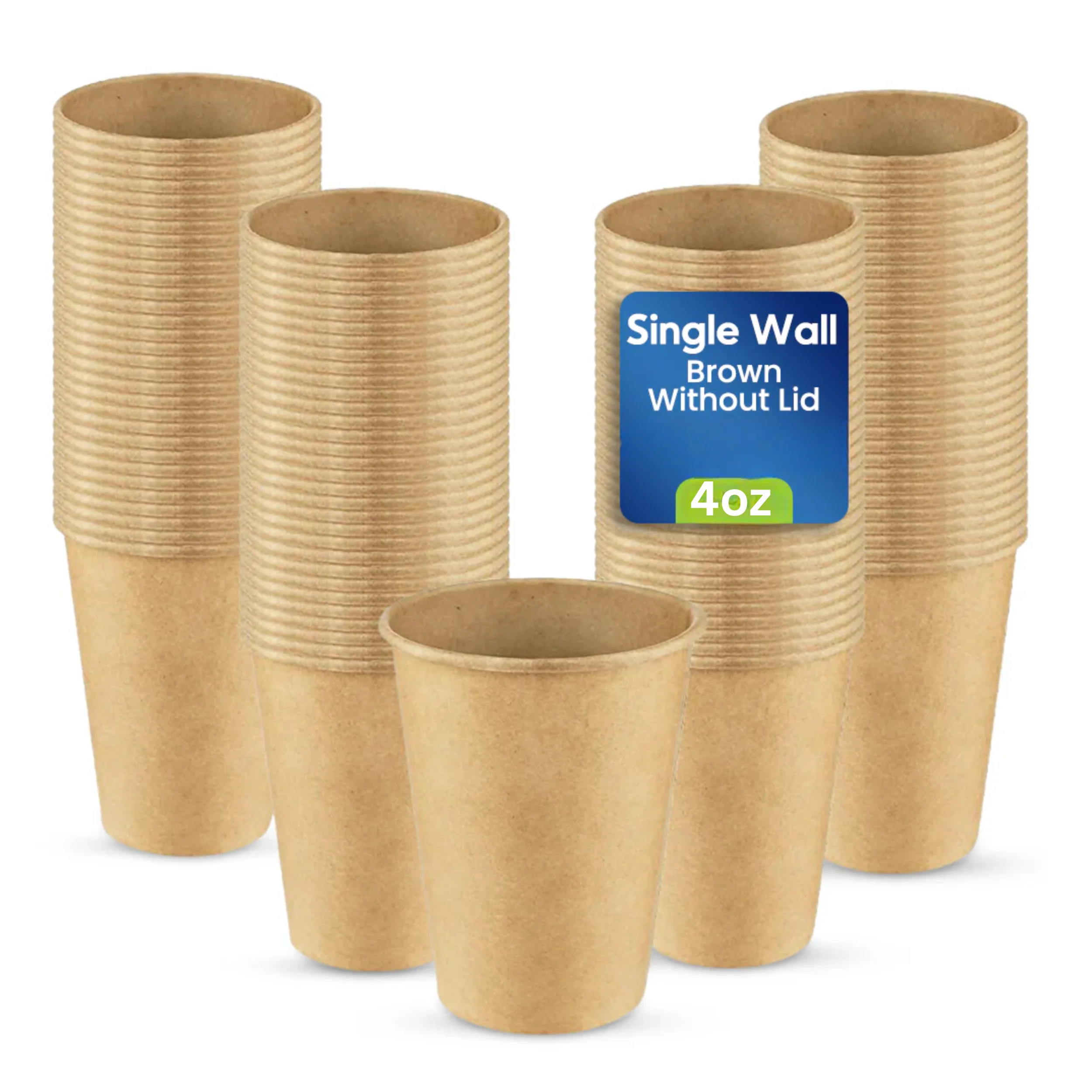Brown Single Wall Paper Cups  Disposable Beverage Cups - Image 11