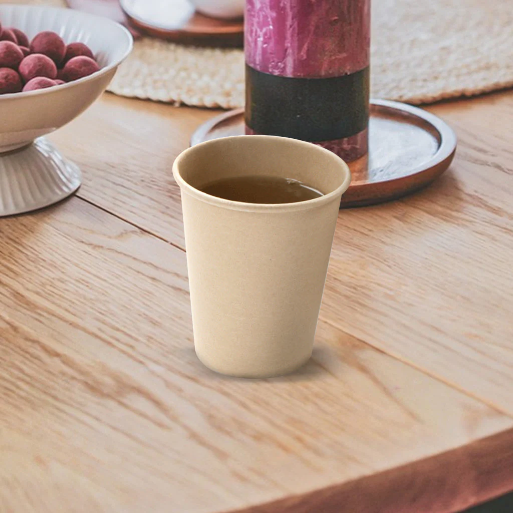 Brown Single Wall Paper Cups  Disposable Beverage Cups - Image 5