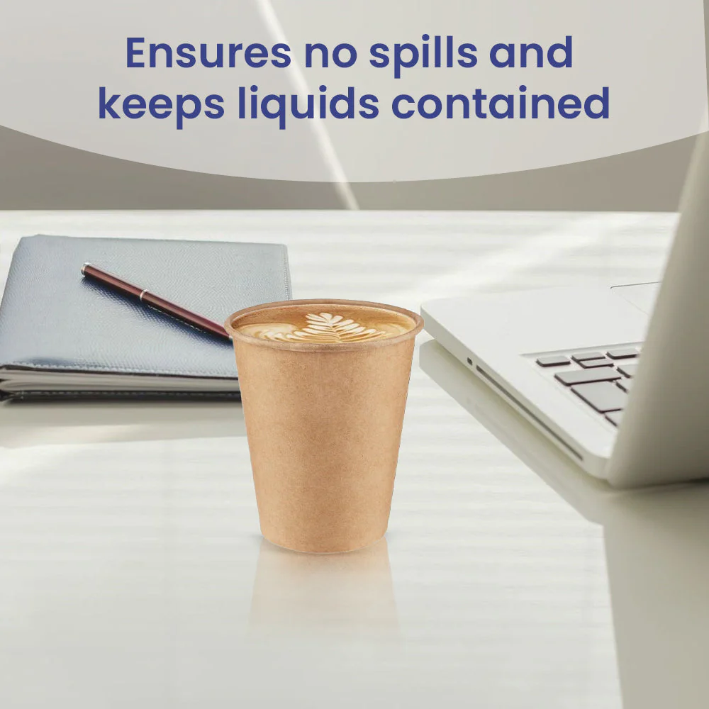 Brown Single Wall Paper Cups  Disposable Beverage Cups - Image 7