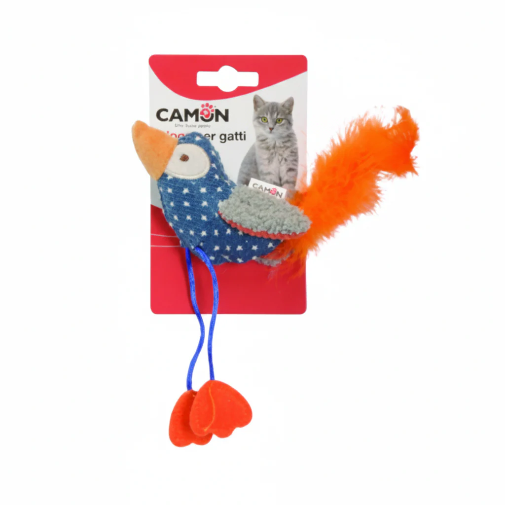 Camon Cat Toy with Catnip -Feathered Bird