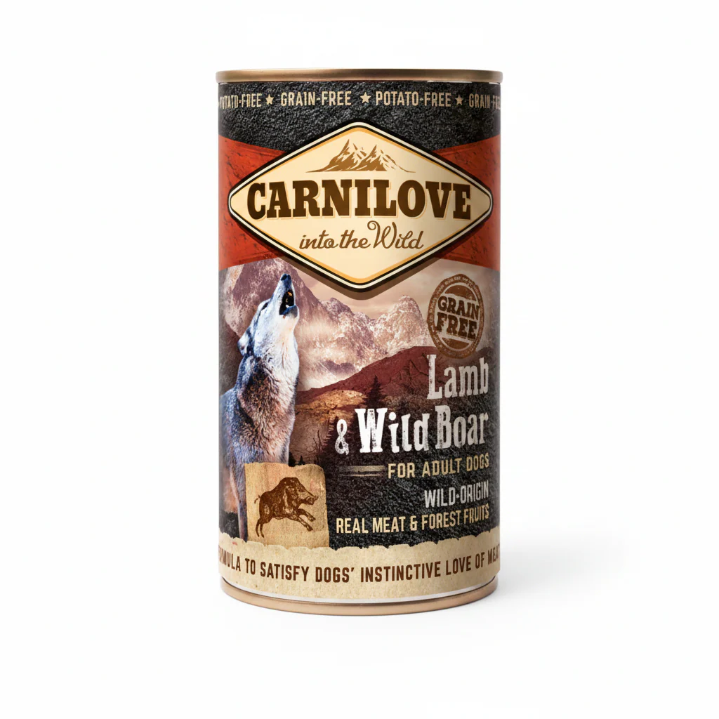 Carnilove Lamb & Wild Boar for Adult Dogs (Wet Food Cans) 400g