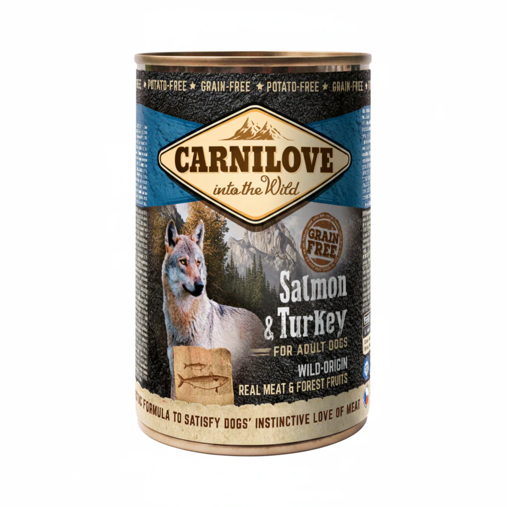 Carnilove Salmon & Turkey for Adult Dogs (Wet Food Cans) 400g
