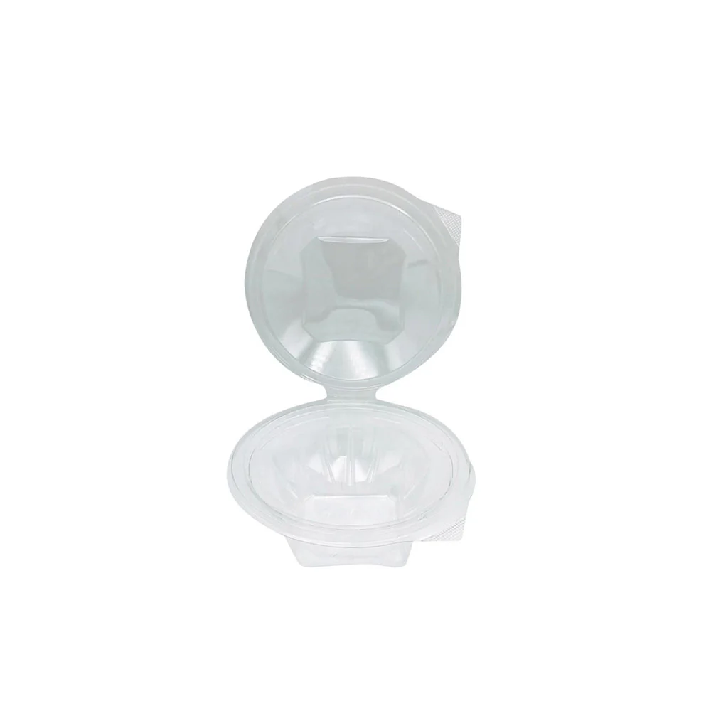 Clear Hinged Salad Bowl  Disposable Food Container