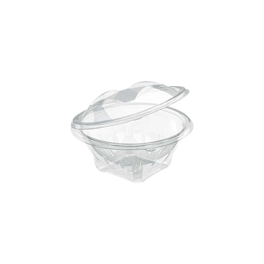 Clear Hinged Salad Bowl  Disposable Food Container - Image 4