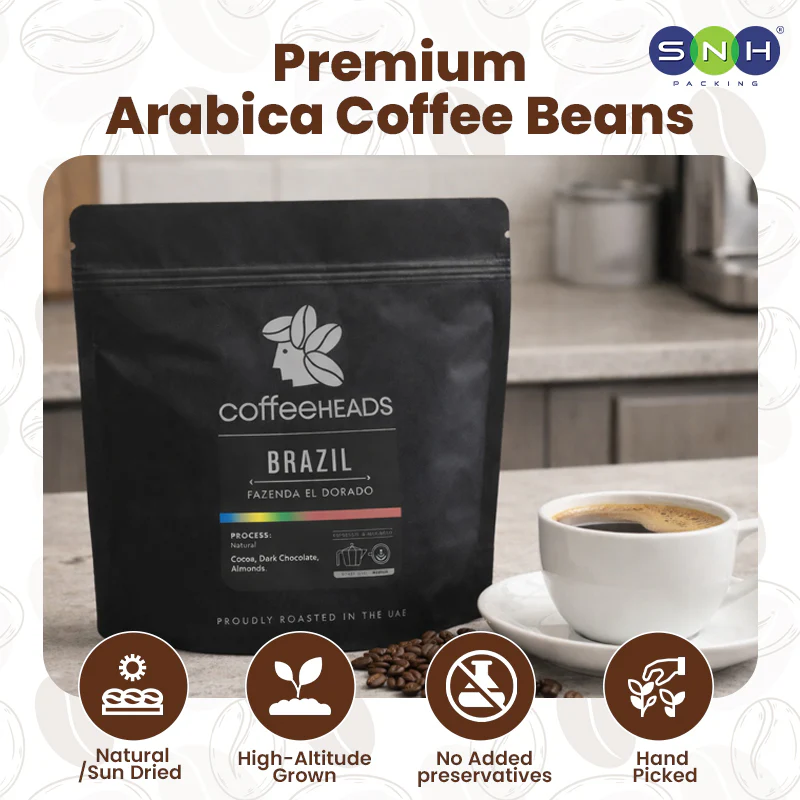 Coffeeheads Brazil Fazenda El Dorado  Premium Arabica Coffee Beans (Specialty Grade) - Image 2