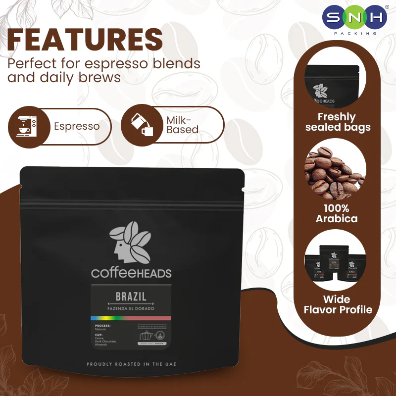 Coffeeheads Brazil Fazenda El Dorado  Premium Arabica Coffee Beans (Specialty Grade) - Image 5