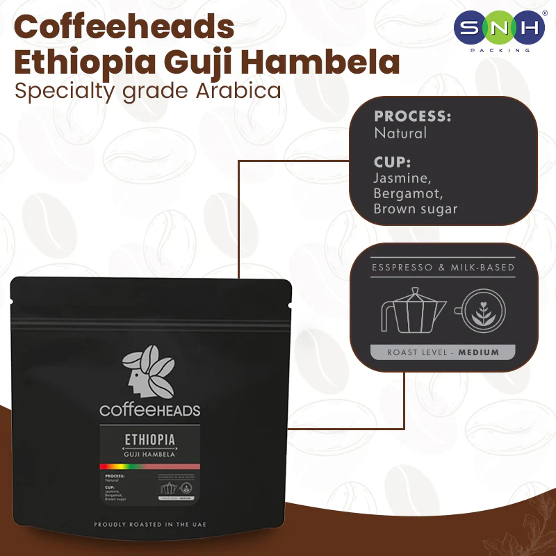 Coffeeheads Ethiopia Guji Hambela Premium Arabica Coffee Beans - Image 2