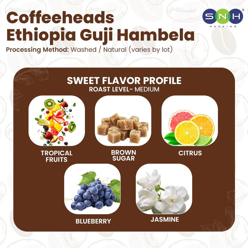 Coffeeheads Ethiopia Guji Hambela Premium Arabica Coffee Beans - Image 4