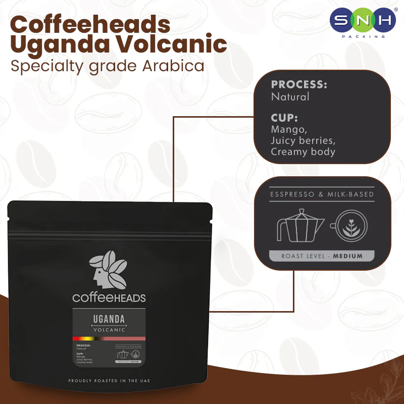 Coffeeheads Uganda Volcanic  Premium Arabica Coffee Beans (Specialty Grade) - Image 3