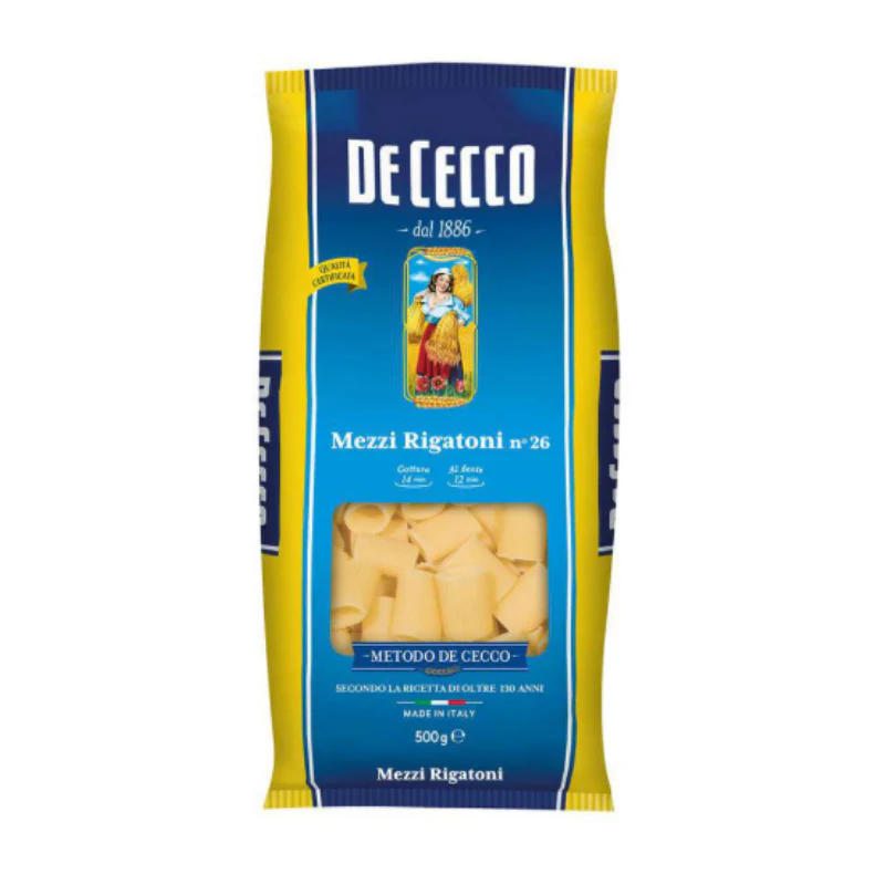 De Cecco Rigatoni No. 26  500g