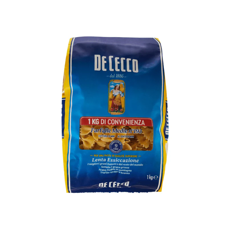 DECECCO FARFALLE PASTA  1KG