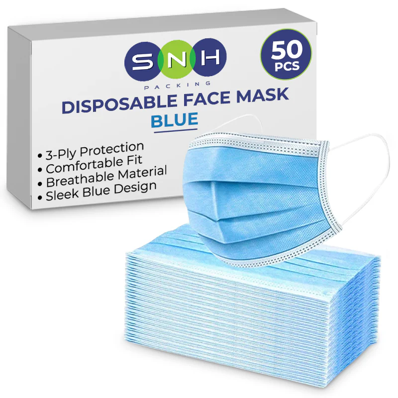 Disposable 3Ply Face Masks  50 PCS PKT - Image 6