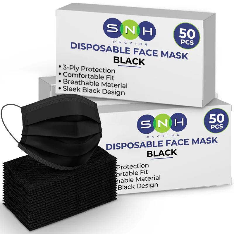Disposable 3Ply Face Masks  50 PCS PKT - Image 8
