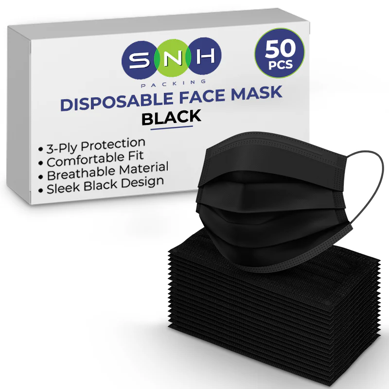 Disposable 3Ply Face Masks  50 PCS PKT - Image 9