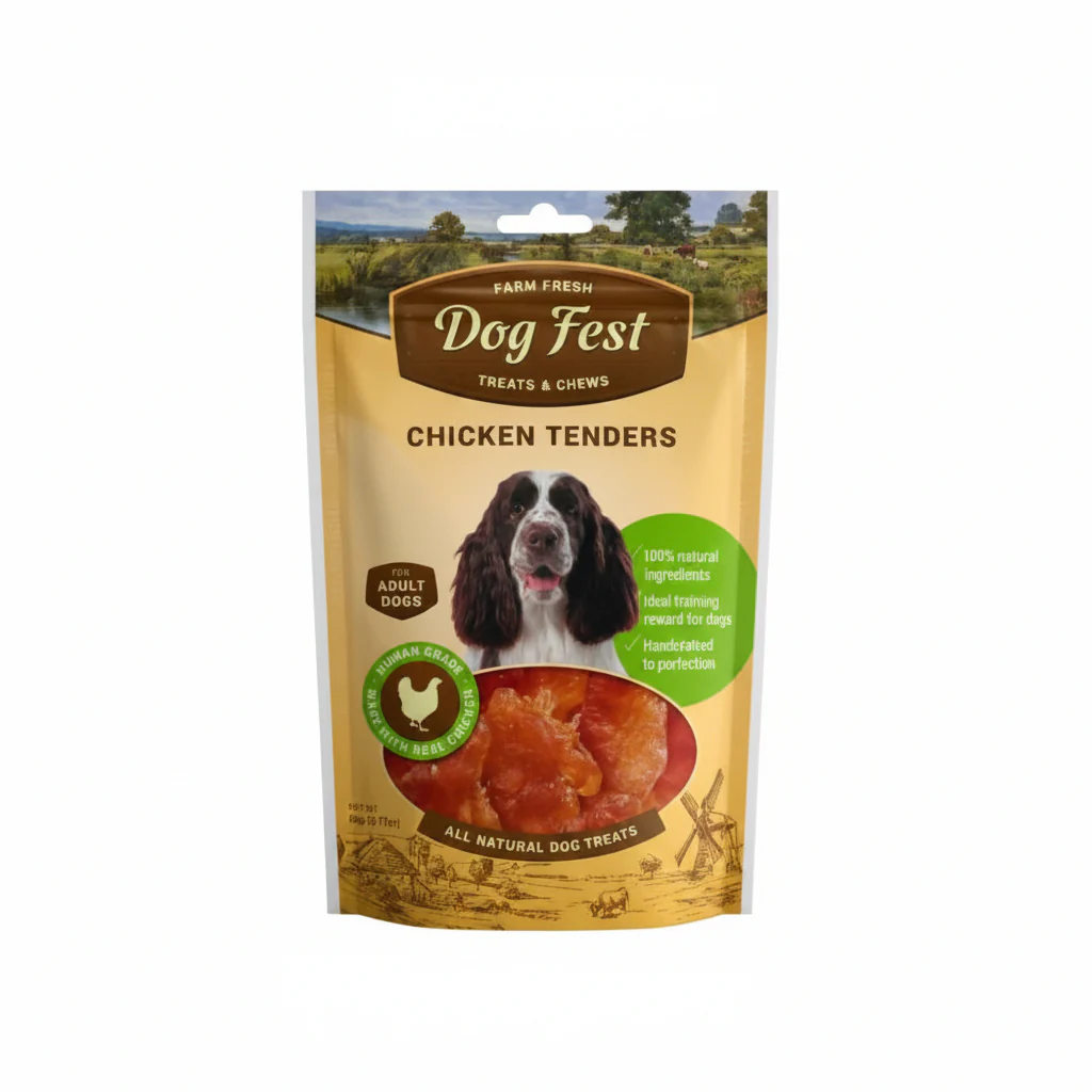 Dog Fest Chicken Tenders For Adult Dogs - 90g