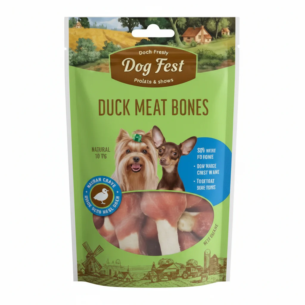 Dog Fest Duck Meat Bones For Mini-Dogs - 55g