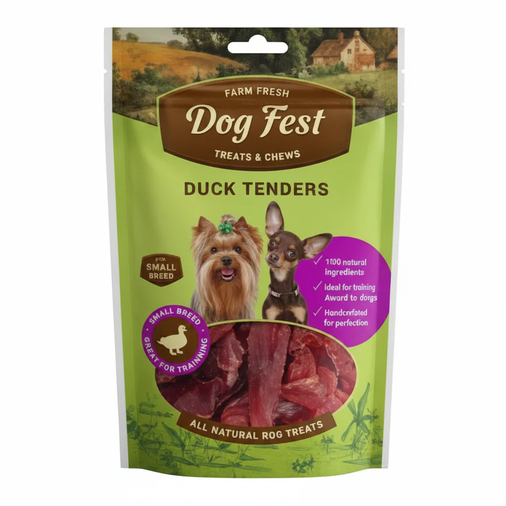 Dog Fest Duck Tenders For Mini-Dogs - 55g