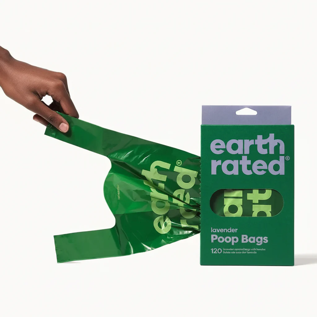 Earth Rated Easy-Tie Handle Poop Bags  120 bags