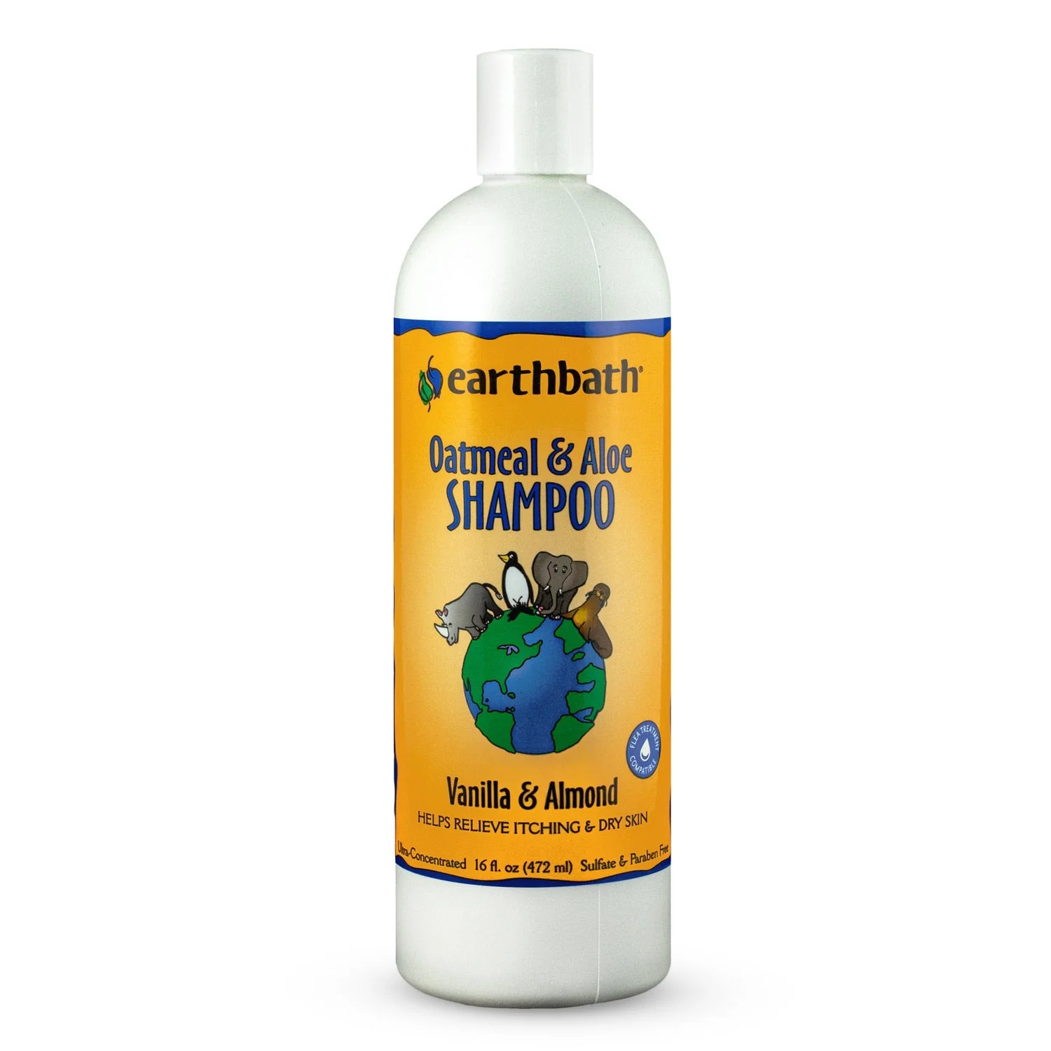 Earthbath Oatmeal & Aloe Shampoo Vanilla & Almond 16oz