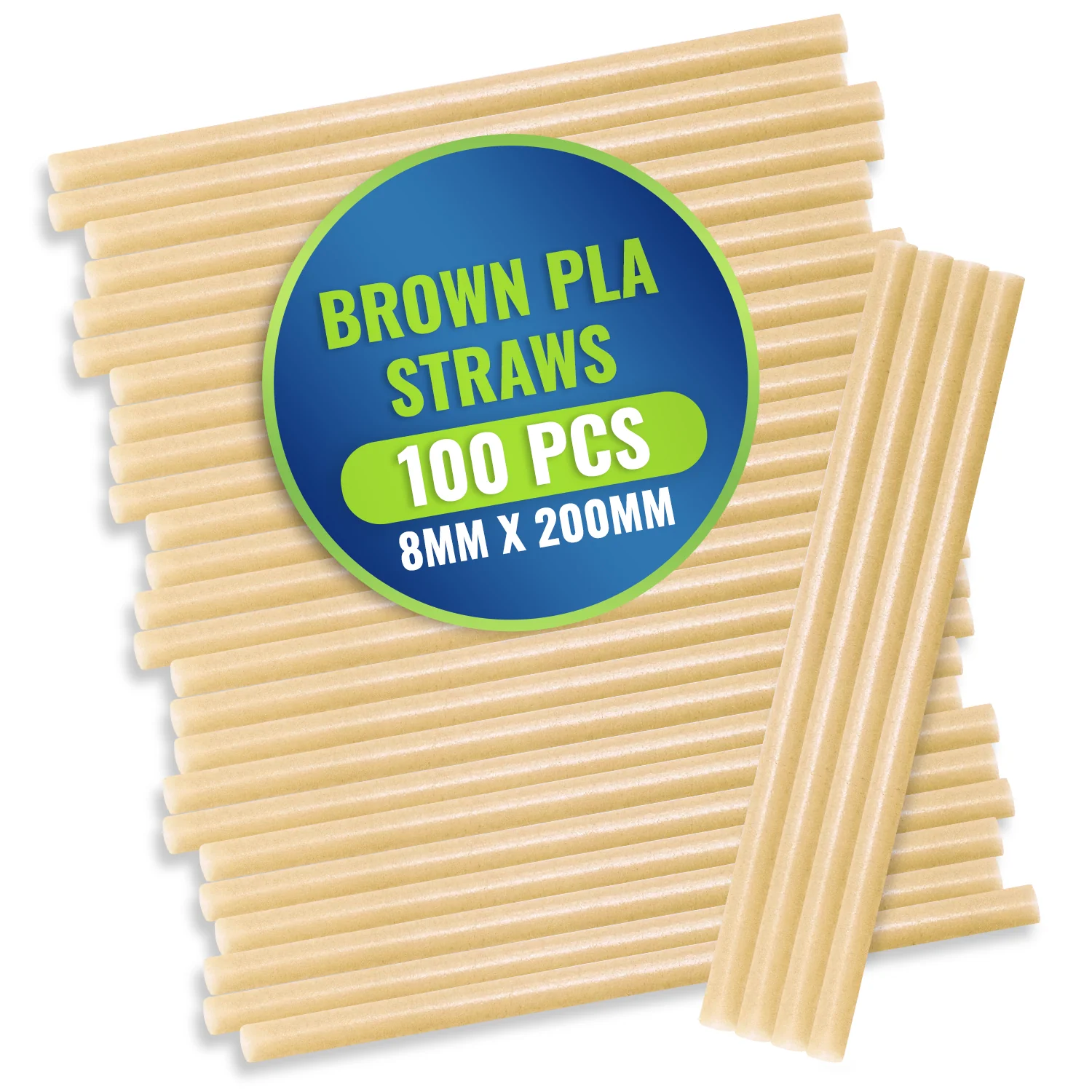 Eco Friendly PLA Coffee Straws  Wrapped | 100PCS - Image 4