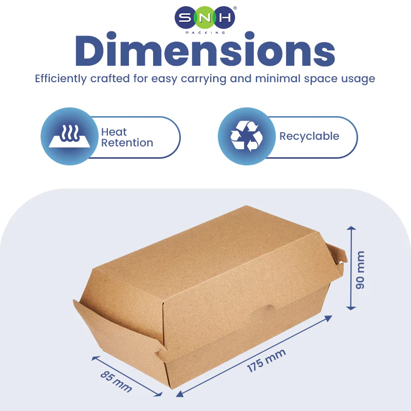 Endura Snack Box  Kraft Takeaway Containers - Image 2