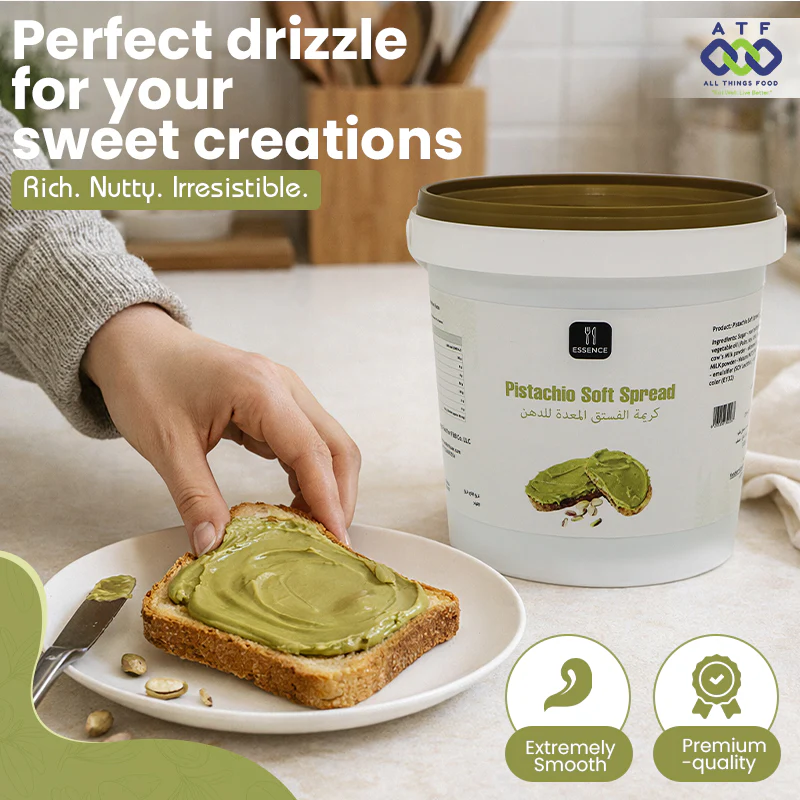 Essence Pistachio Soft Spread (17%) 1 KG - Image 2