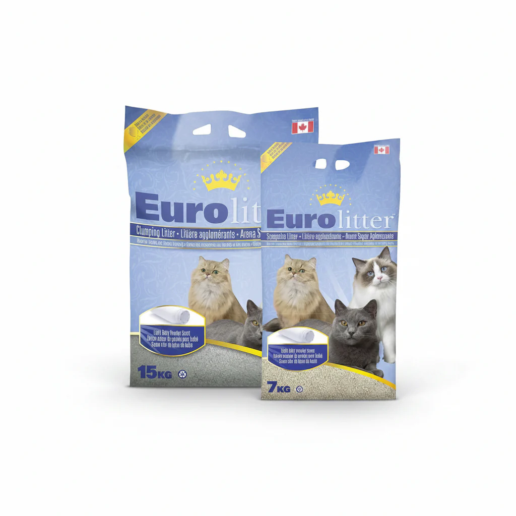 Eurolitter Premium Cat Litter – Babypowder - 7KG